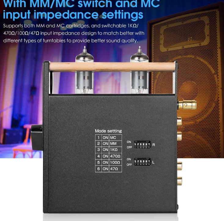 Preamplificador De Audio Para Tornamesa Phone Mm/mc-7