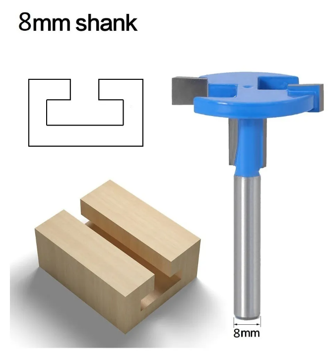 Fresa De 8 Mm Tipo T-3