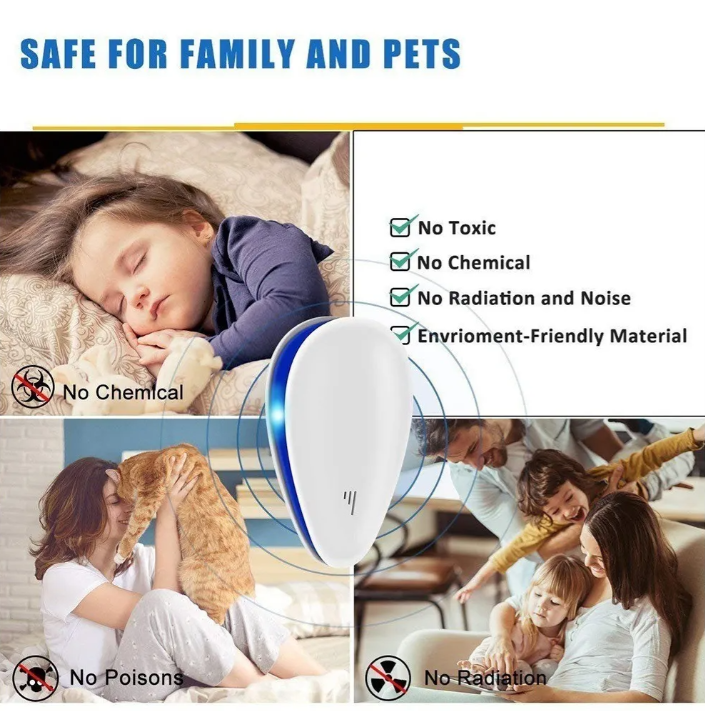 Repelente Ratones Ratas Insectos Ultrasonido-4