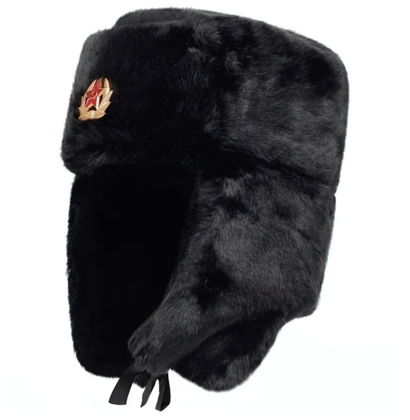 Gorro Ruso Ushanka Suave Piel Sintética-4