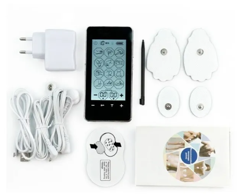 Massager Electrónico Pulso Ems/tens 240v 8 Par Almohadillas-4