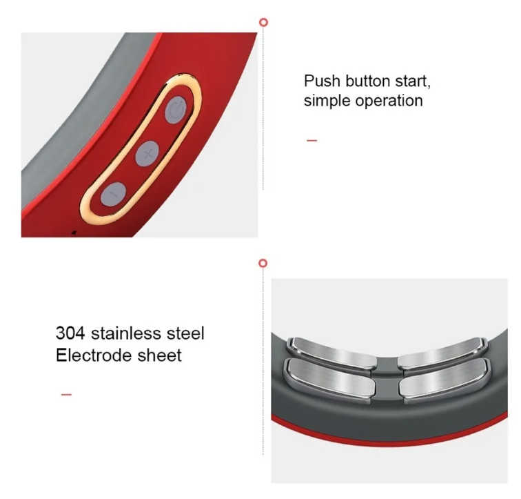 Masajeador Eléctrico Inteligente De Pulso Para Cuello Tens-6