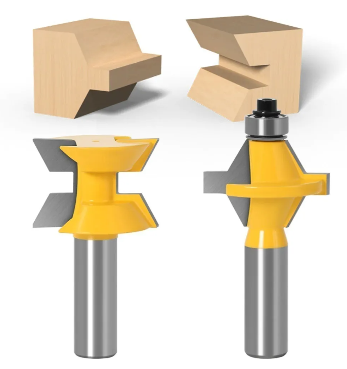 Set De 2 Fresas Machihembrada De Vástago 1/2 Pulgada-6