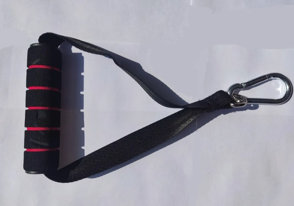 Par Manillas Con Cables Para Polea Accesorio Agarre Gym-2