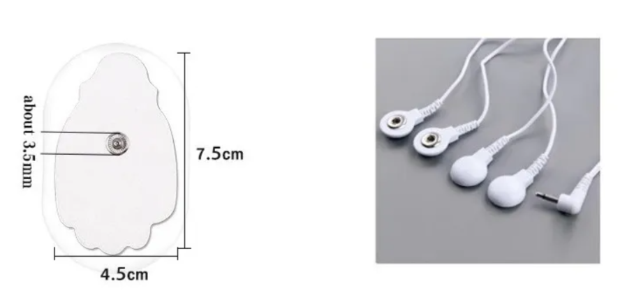 Pack 10 Sachets (20 U) Electrodos Tens - Ems 7 X 5 Cm Aprox-2