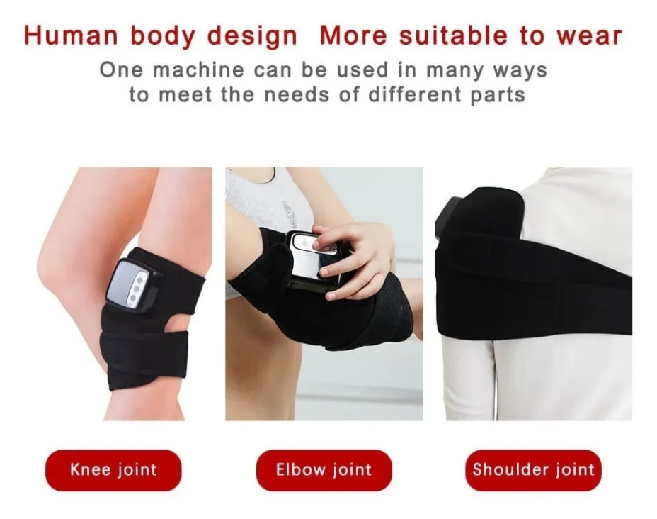 Masajeador Electrico Rodilla/codo Calor Vibraciòn Infrarojo-5