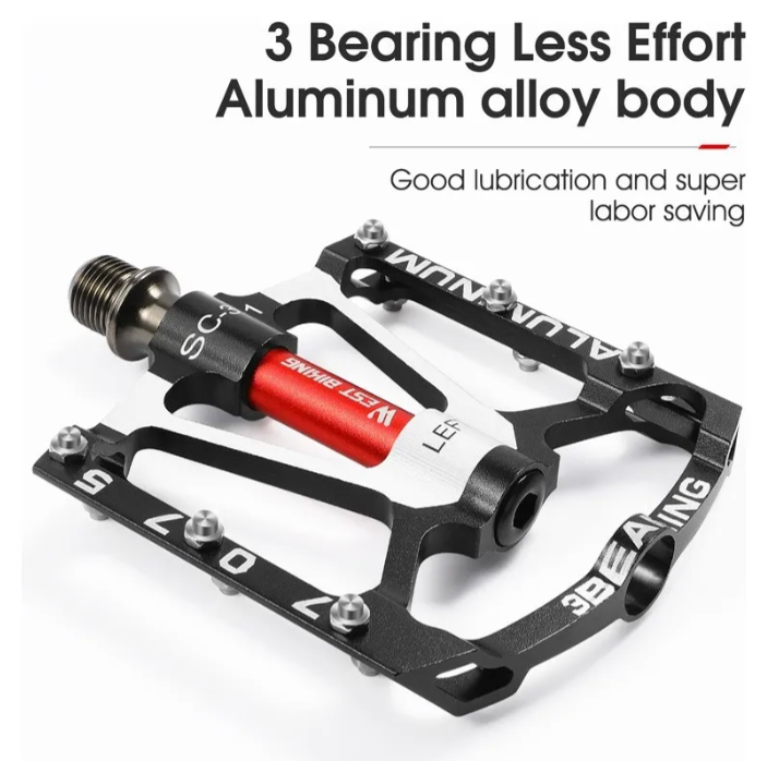 Pedales Ultraligeros 3 Rodamientos Bicicleta De Montaña-4