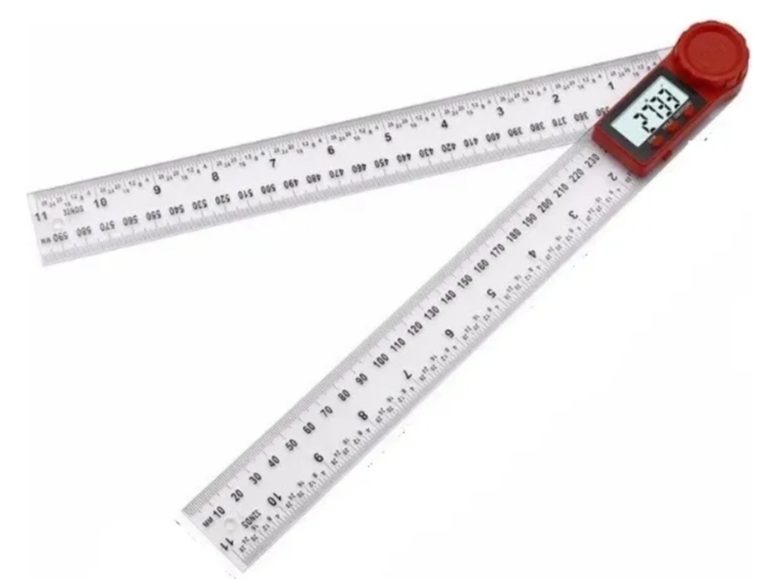 0-300 Mm Regla Digital Ángulo Lcd Electrónico Goniómetro-4