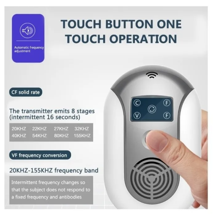 Repelente Electrónico Ratones Ratas Mosquitos, Etc 220v .-2