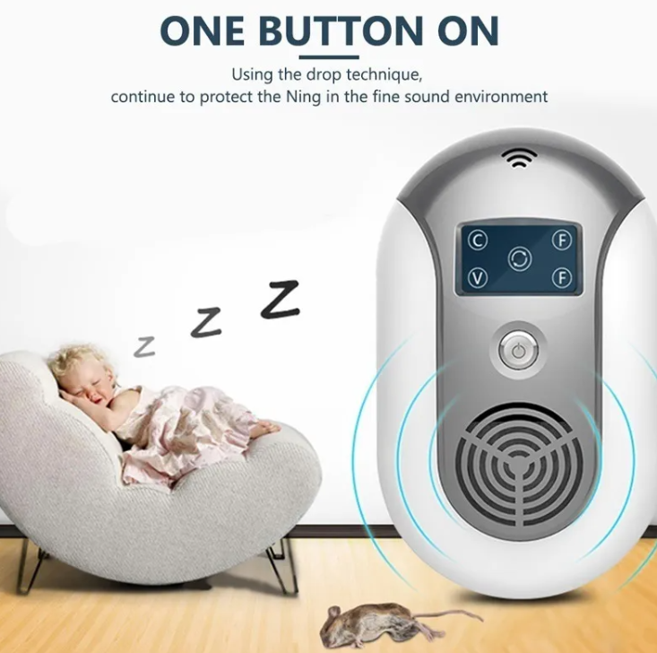 Repelente Electrónico Ratones Ratas Mosquitos, Etc 220v .-3