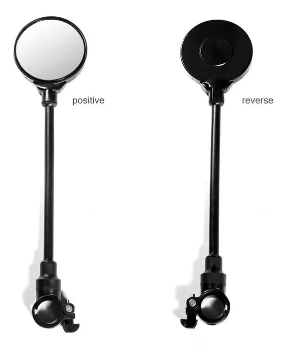 Espejo Retrovisor Bicicleta Convexo Rotación Ajustable 38 Cm-4