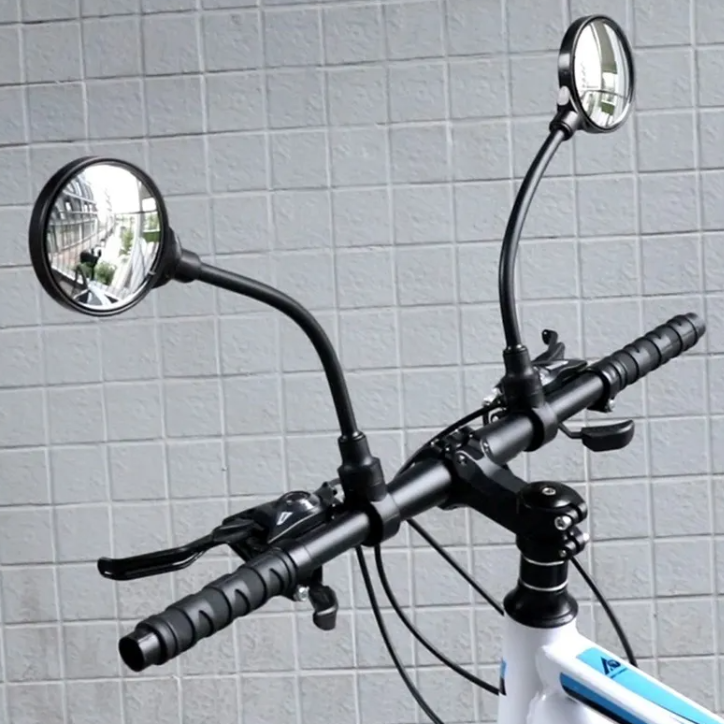 Espejo Retrovisor Bicicleta Convexo Rotación Ajustable 38 Cm-7