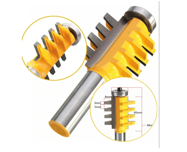 Fresas Toma 1/2 Para Makita Router Grande Finger Tupi-4