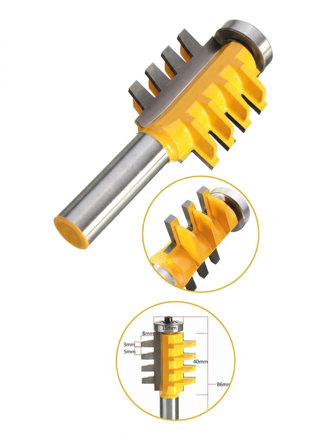 Fresas Toma 1/2 Para Makita Router Grande Finger Tupi-4