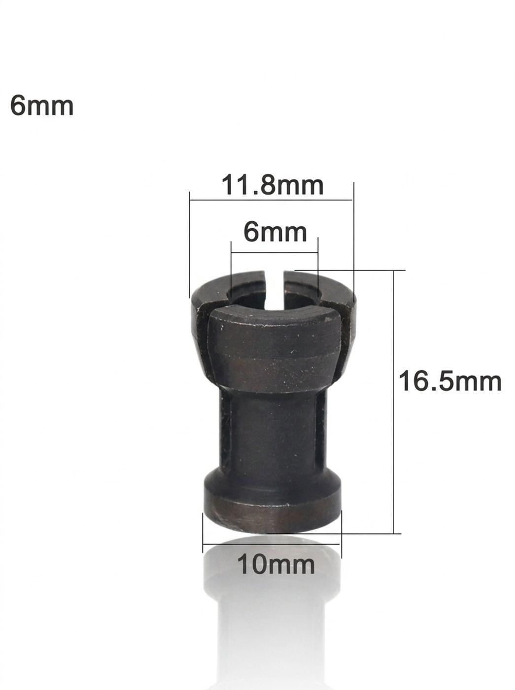 3 Adaptadores De Fresa Para 1/4 Pulgada, 6 Y 8 Mm-4