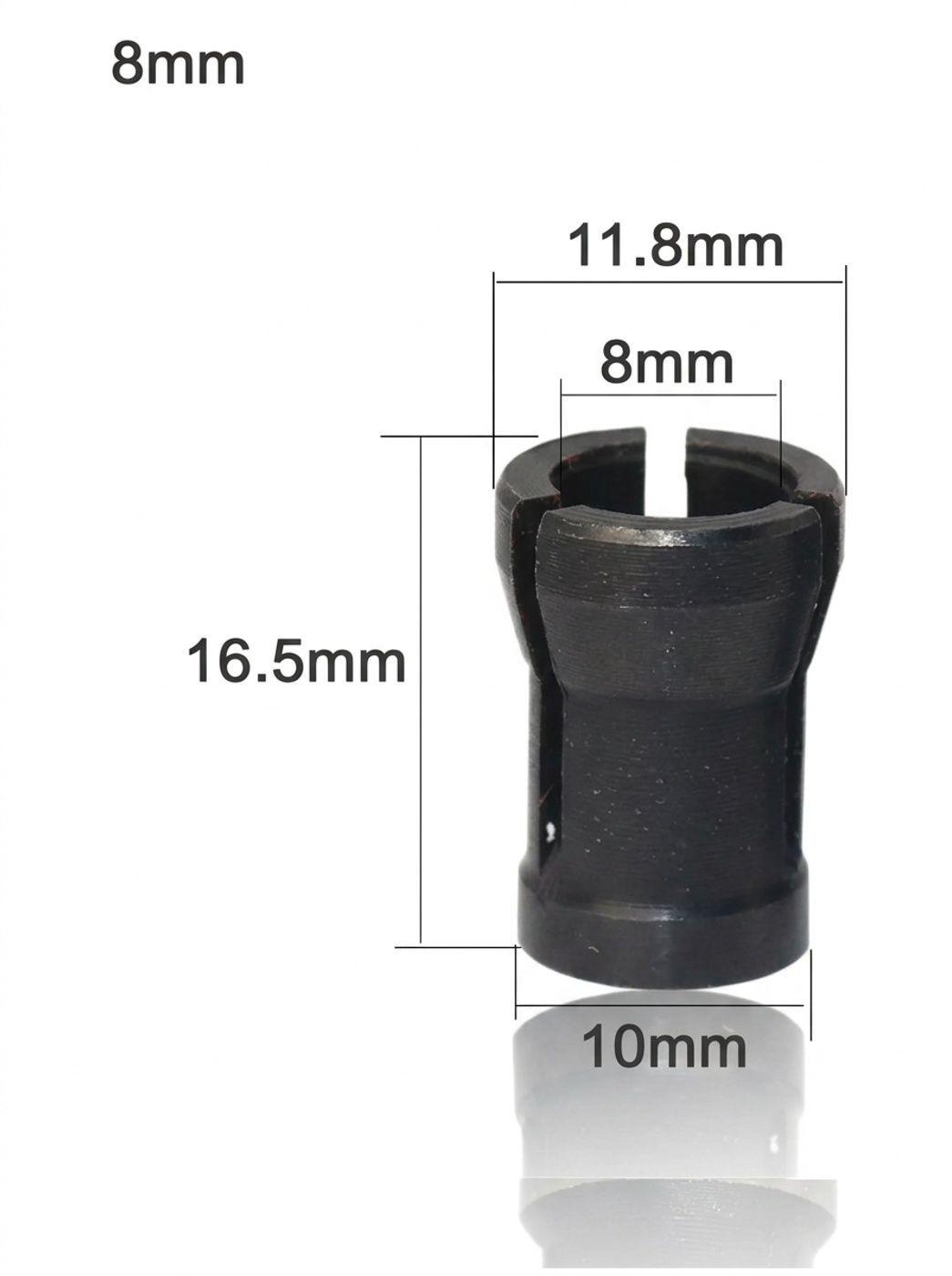 3 Adaptadores De Fresa Para 1/4 Pulgada, 6 Y 8 Mm-5
