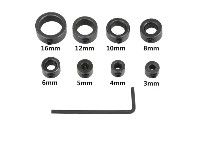 8 Topes Metálicos Para Brocas 3 A 16 Mm-3
