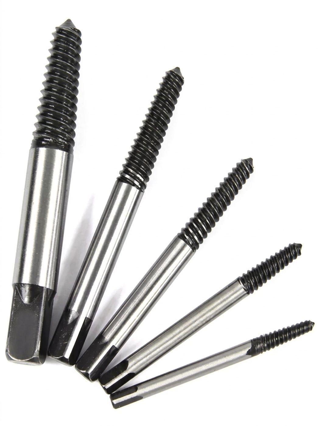 Set 5 Unds Extractor Tornillo Perno Roto - Dañado De Tubería-0