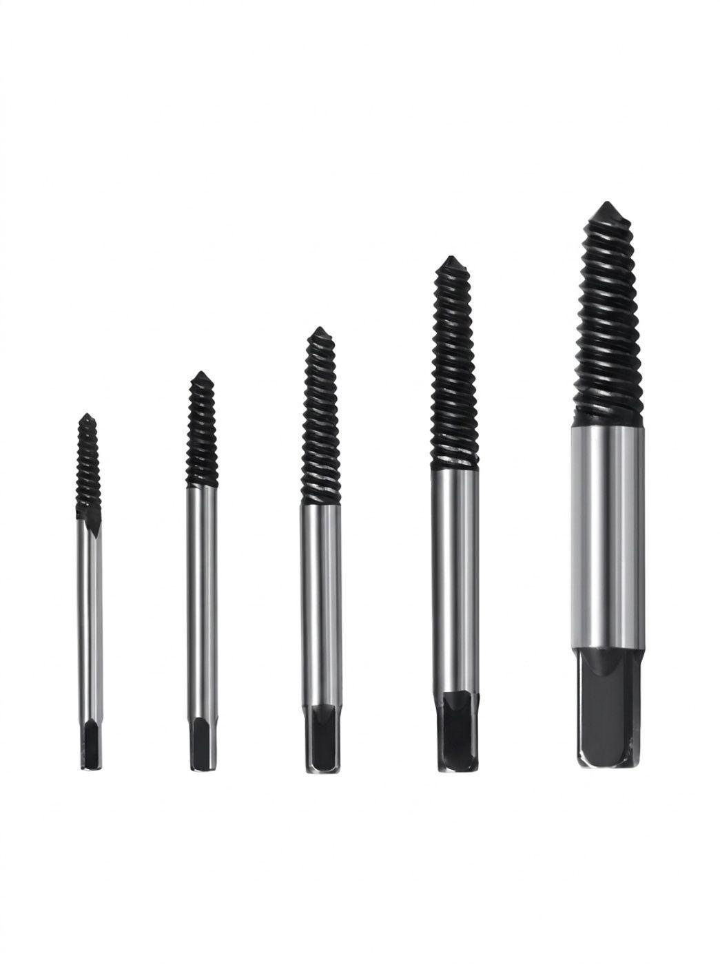 Set 5 Unds Extractor Tornillo Perno Roto - Dañado De Tubería-3