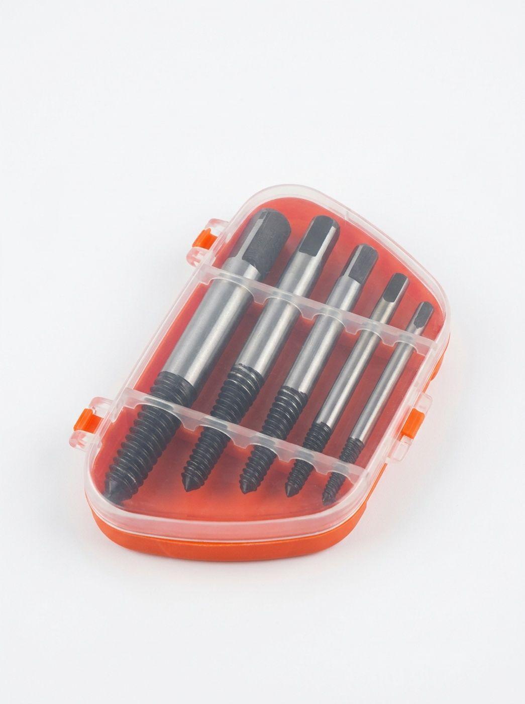 Set 5 Unds Extractor Tornillo Perno Roto - Dañado De Tubería-4