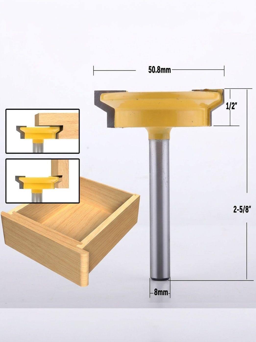 Fresa Toma 8mm Para Ensamble Cajón Router Finger Tupi-2