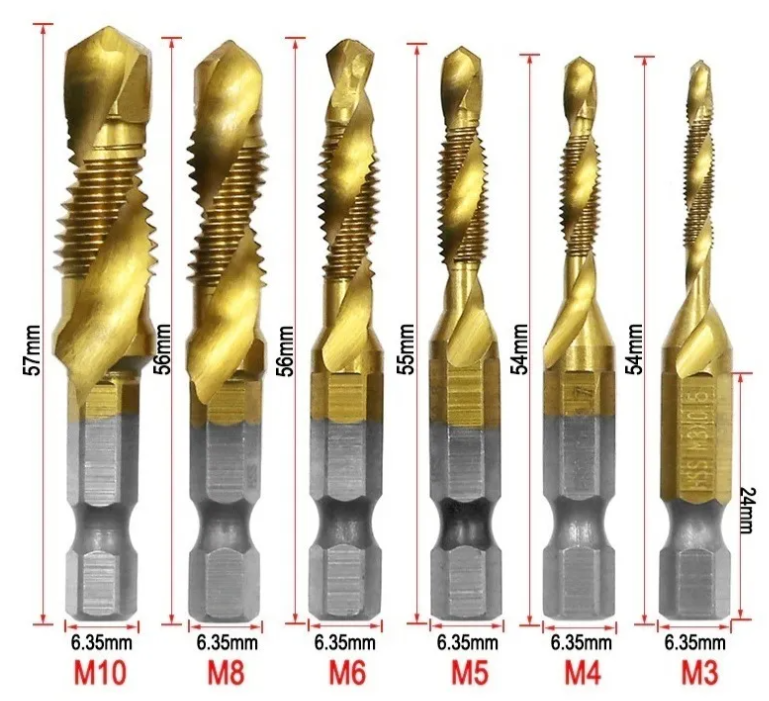 6 Brocas Metal Para Hacer Hilo-4