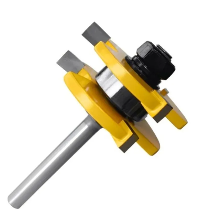 Set 2 Fresas Tupi 6 Mm Para Machihembrado Para Espesor 3/4'-4