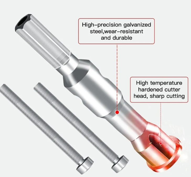 Herramienta De Torsión De Alambre Pelacables Y Trenzador Plateado-6