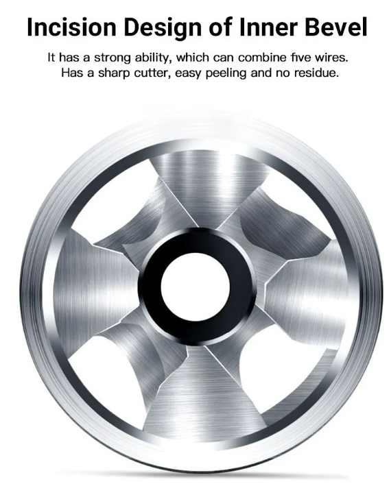 Herramienta De Torsión De Alambre Pelacables Y Trenzador Plateado-7