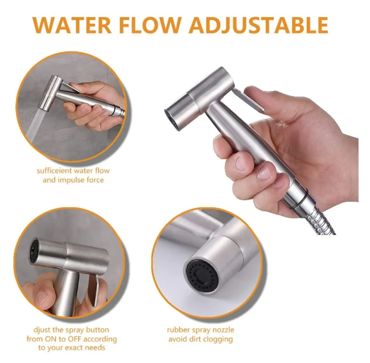 Ducha Bidet Arabe Acero Inoxidable Wc Inodoro-5