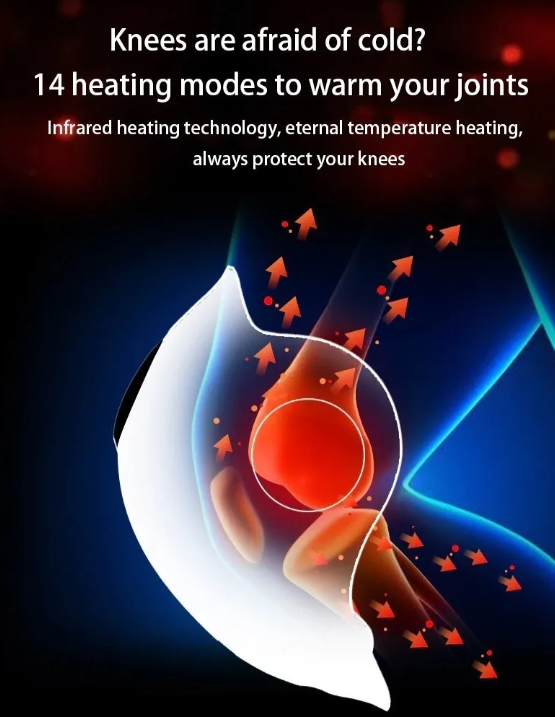 Masajeador De Rodilla De Compresión Calefacción Eléctrica-5