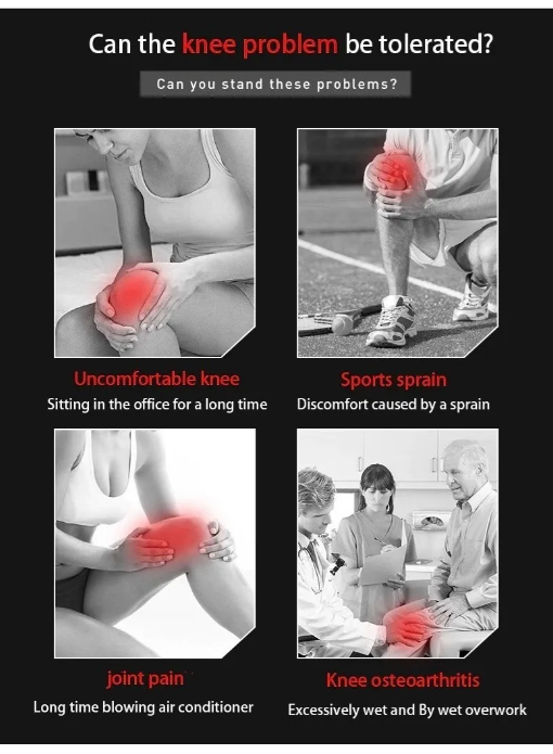 Masajeador De Rodilla De Compresión Calefacción Eléctrica-7