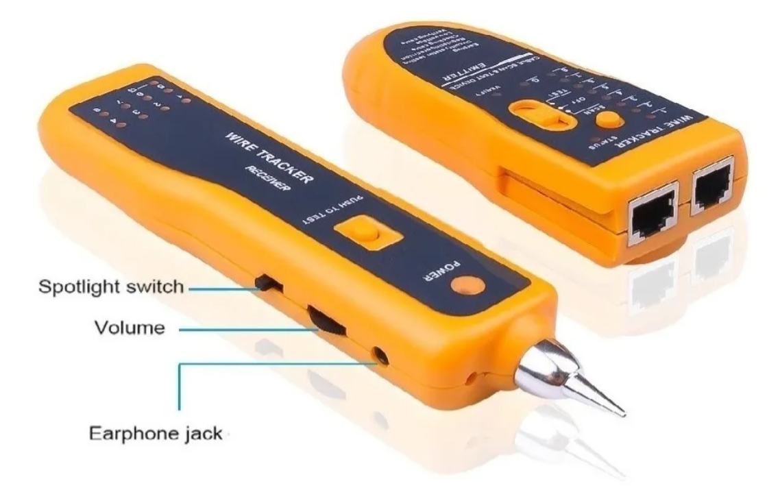 Tester Red Lan Rj45 Rj11 Buscador Cable Wire Tracker-3