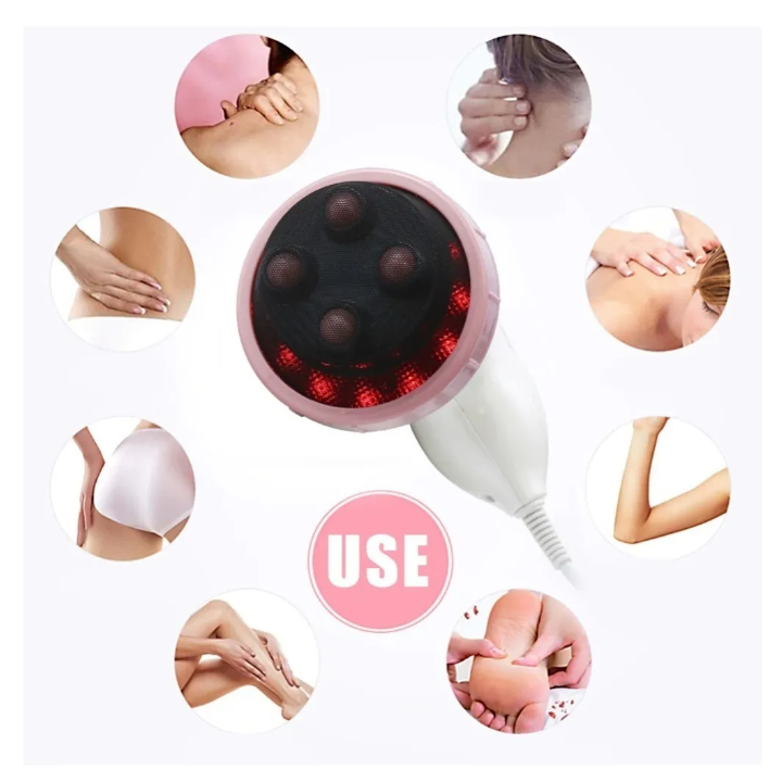 Masajeador Adelgazante Cuerpo/rostro,anticelulítico,infraroj Blanco-5