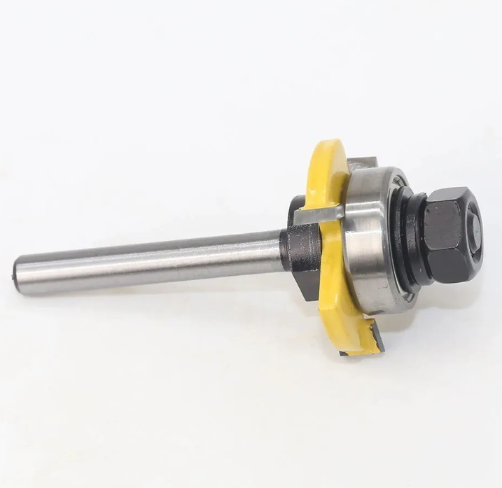 Set De 2 Fresas Tupi 6mm Para Ensamble - Fresadora-2