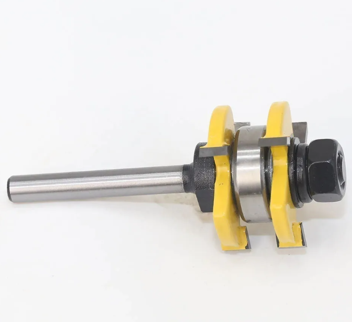 Set De 2 Fresas Tupi 6mm Para Ensamble - Fresadora-4