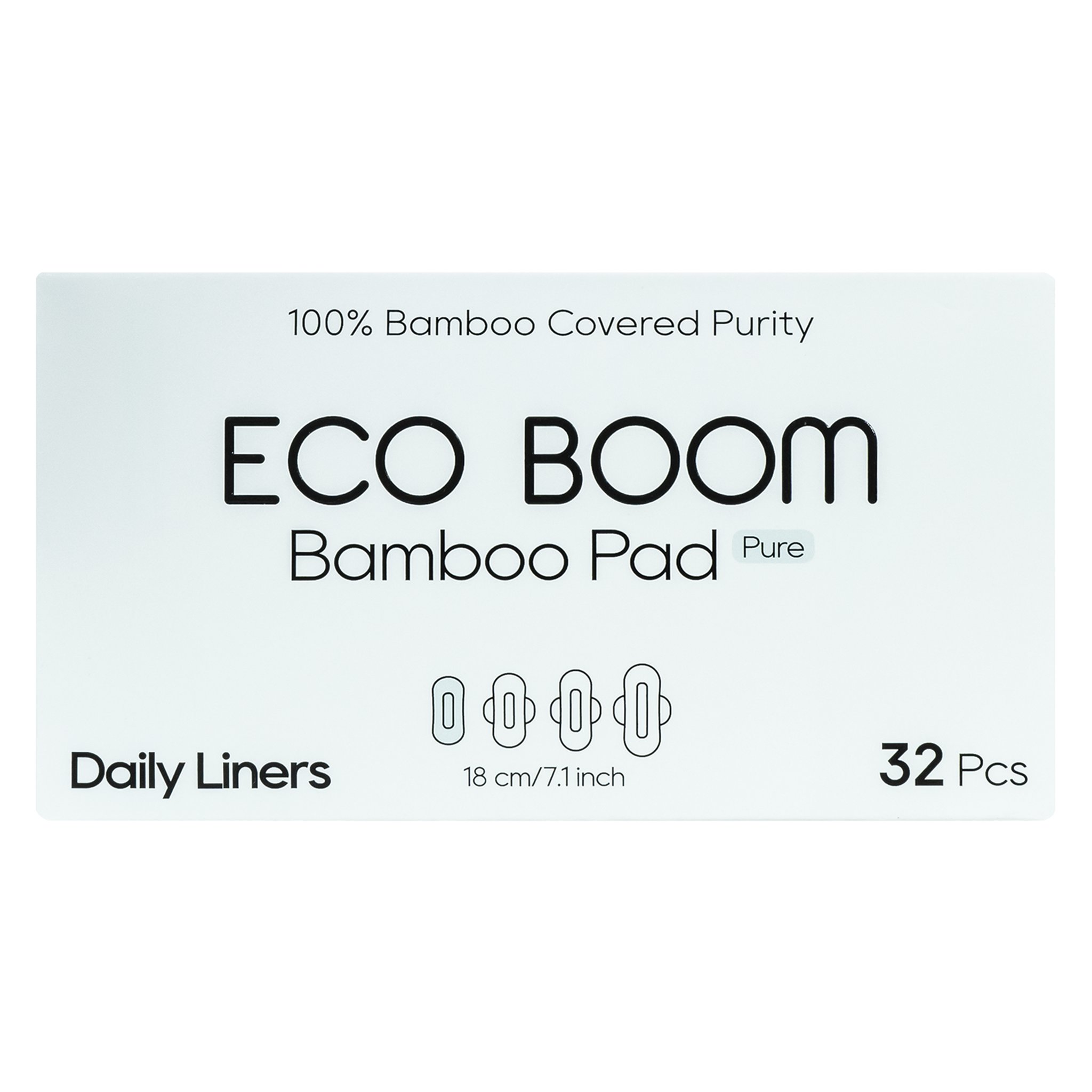 Protectores Diarios Ecoboom de Bamboo Organicos 32 Uds-2