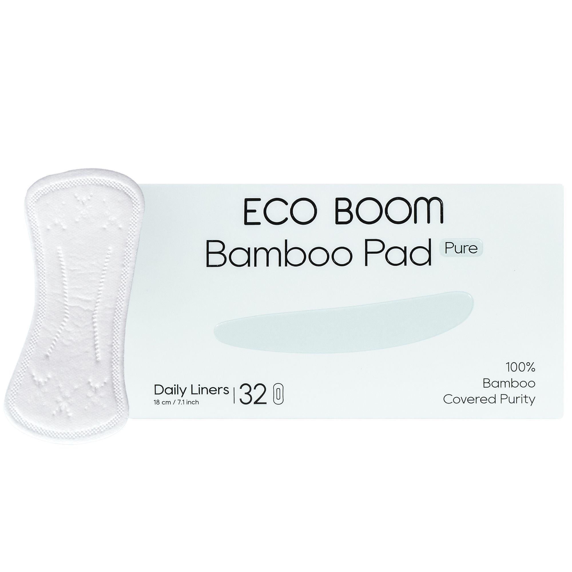 Protectores Diarios Ecoboom de Bamboo Organicos 32 Uds-0