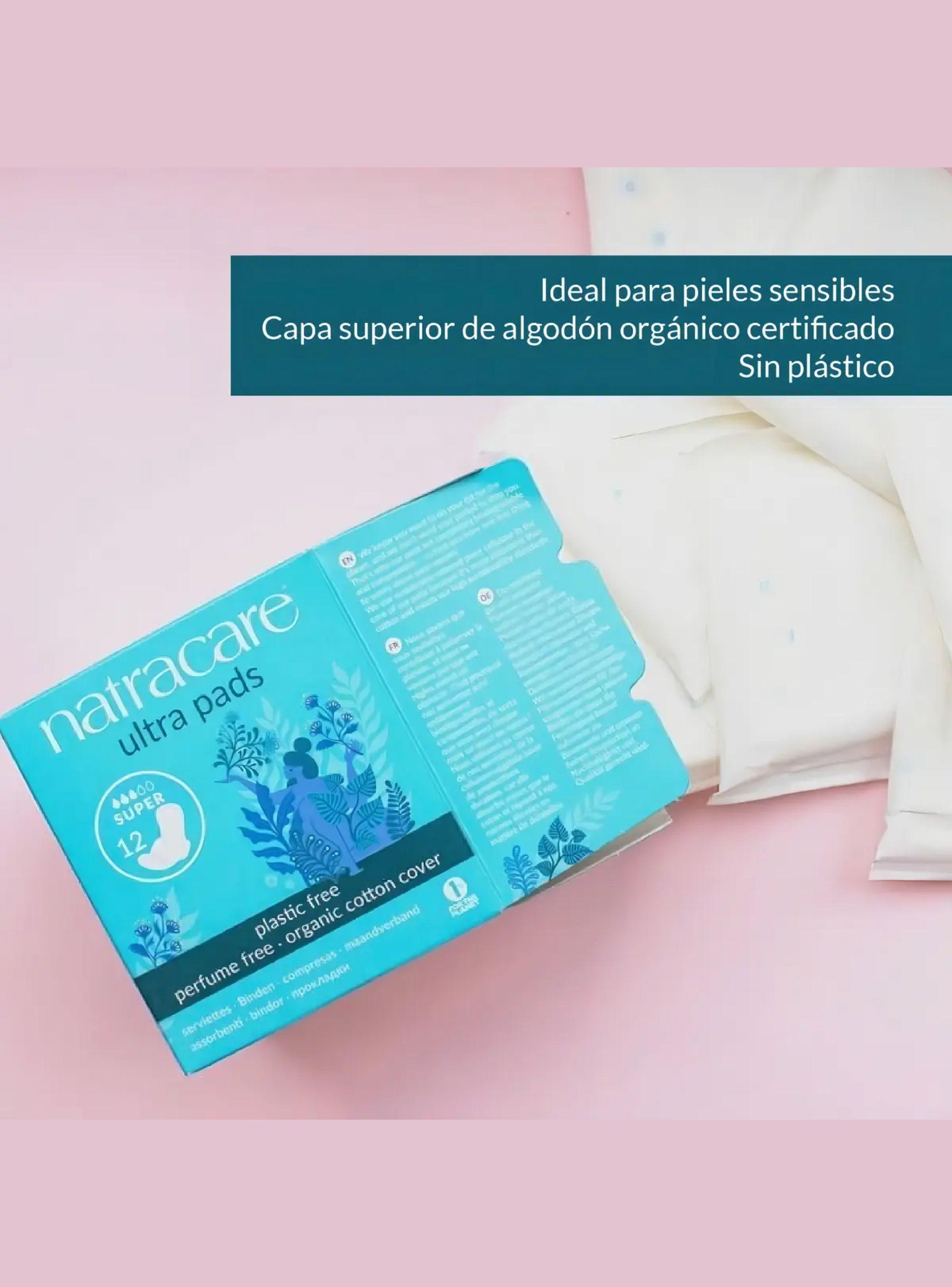 Natracare Toalla Higiénica Ultra Súper 12 Uds Orgánica y sin Químicos-2