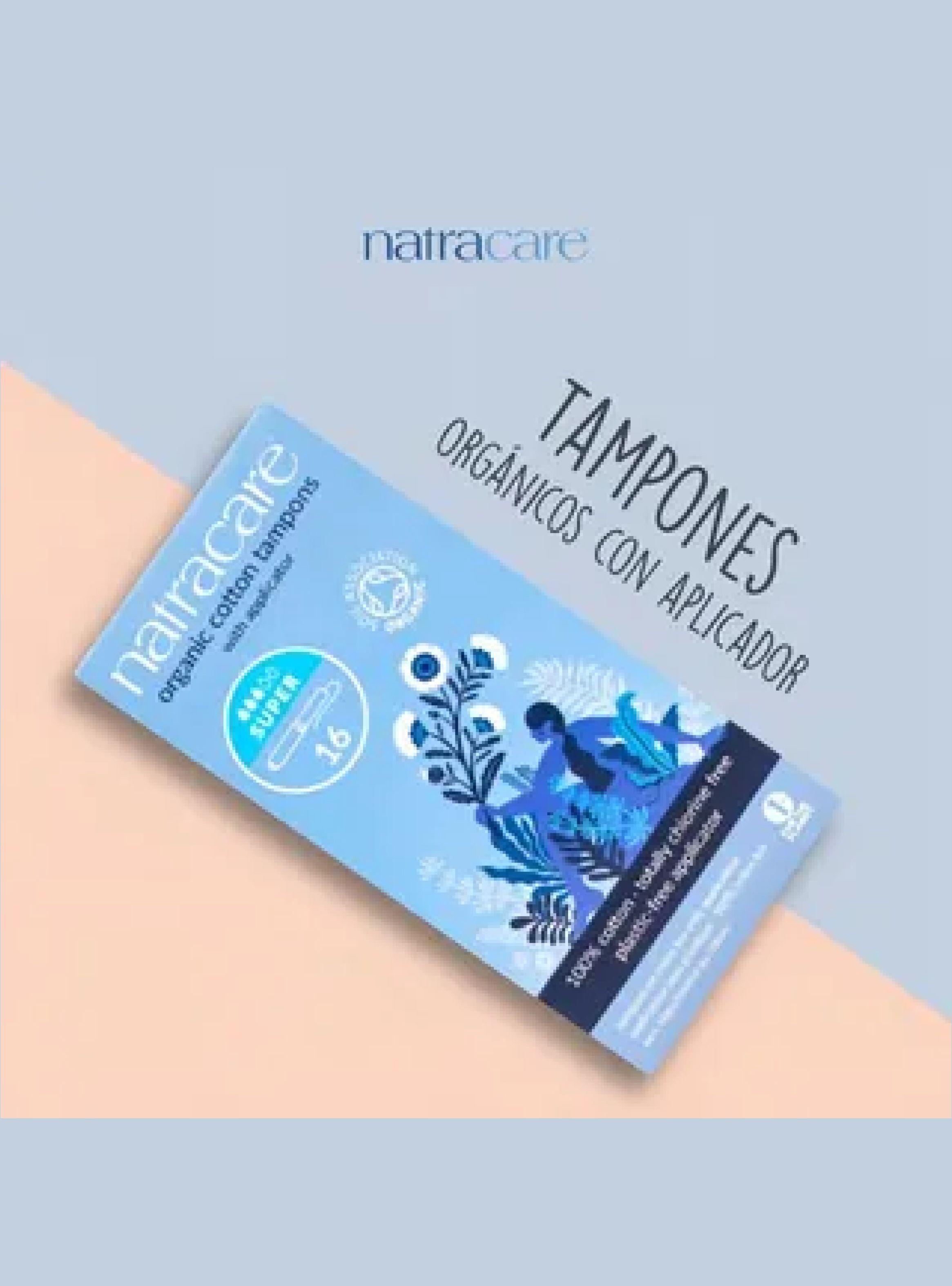 Natracare Tampones Súper Con Aplicador 16 Uds Orgánico y Sin Químicos-3