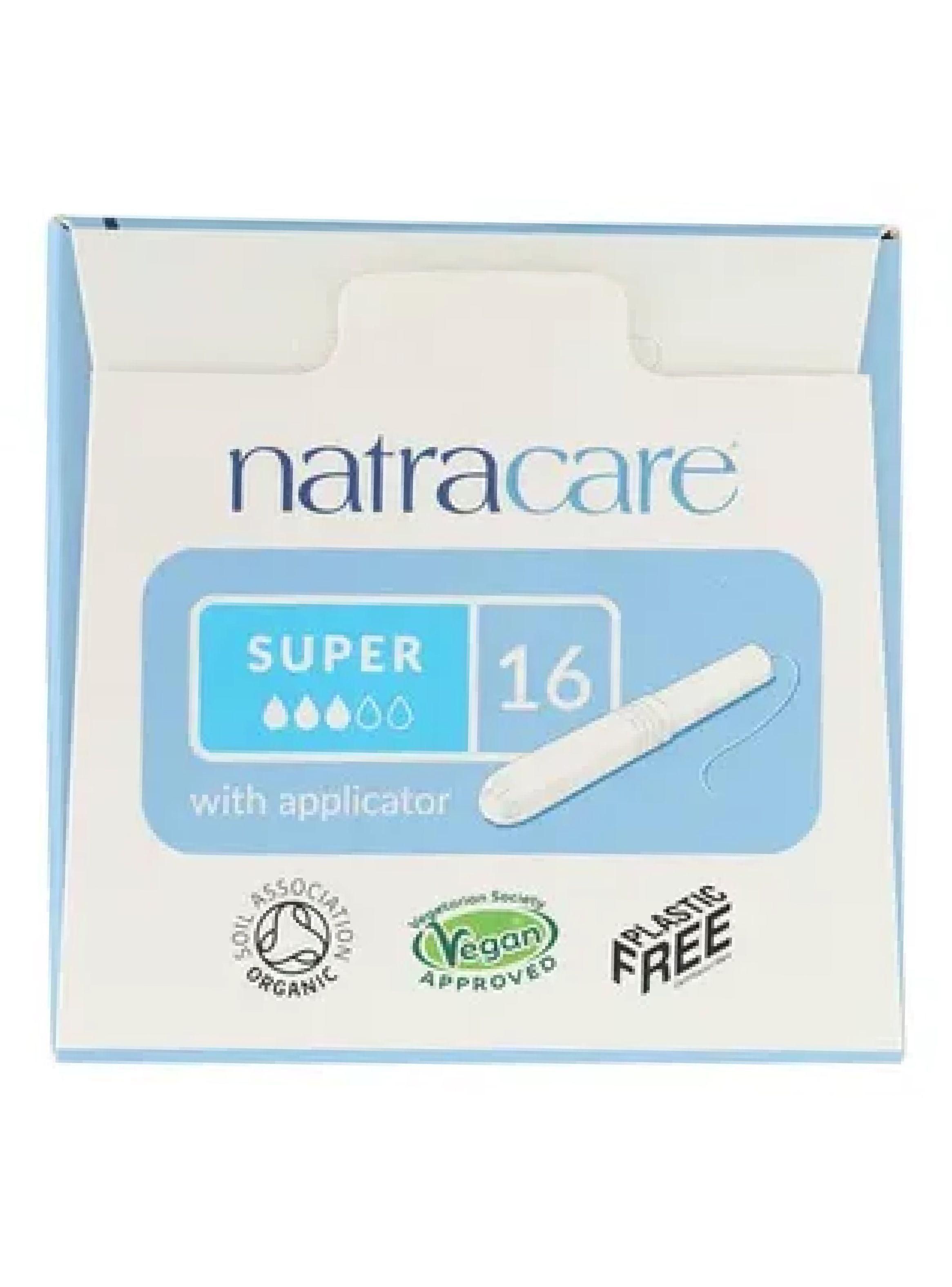 Natracare Tampones Súper Con Aplicador 16 Uds Orgánico y Sin Químicos-4