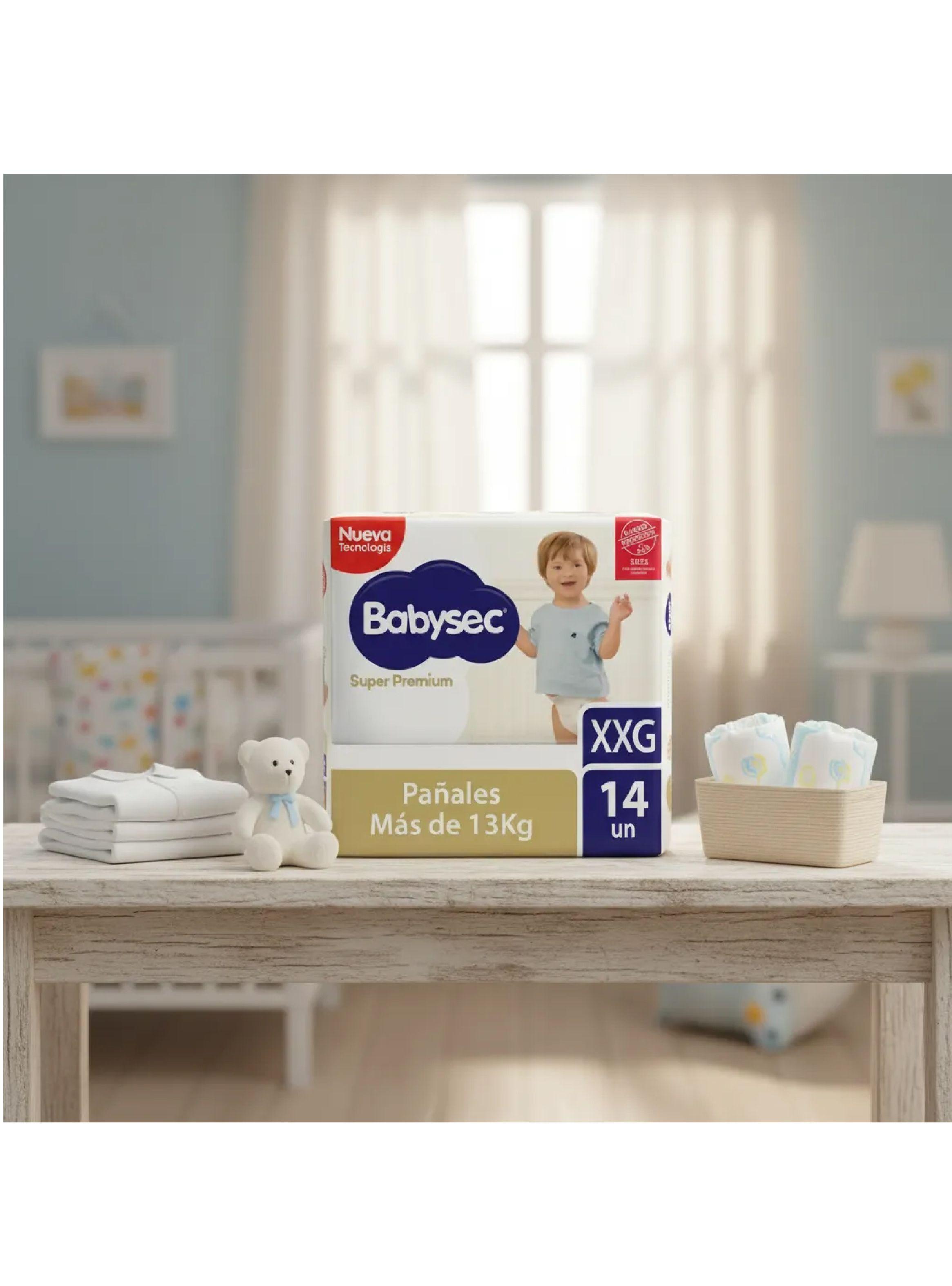 Pañales Babysec Super Premium XXG 14 Uds-2