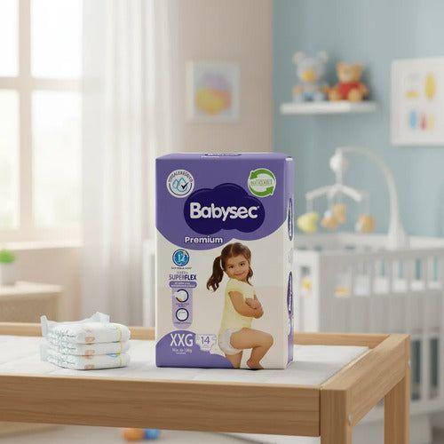 Pañales Babysec Premium XXG 14 Uds-2