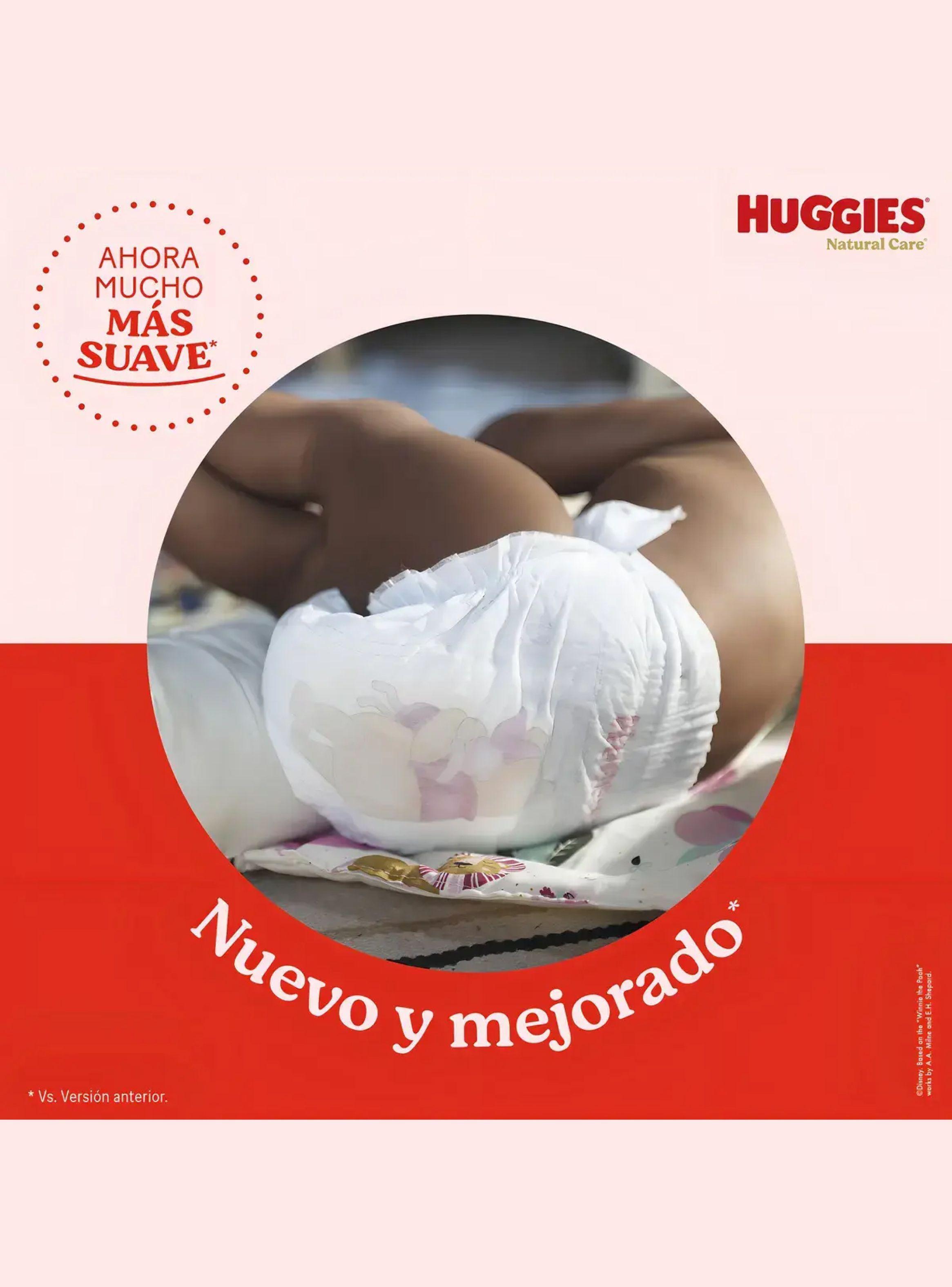 Pañales Huggies Natural Care XXG 52 Uds-3