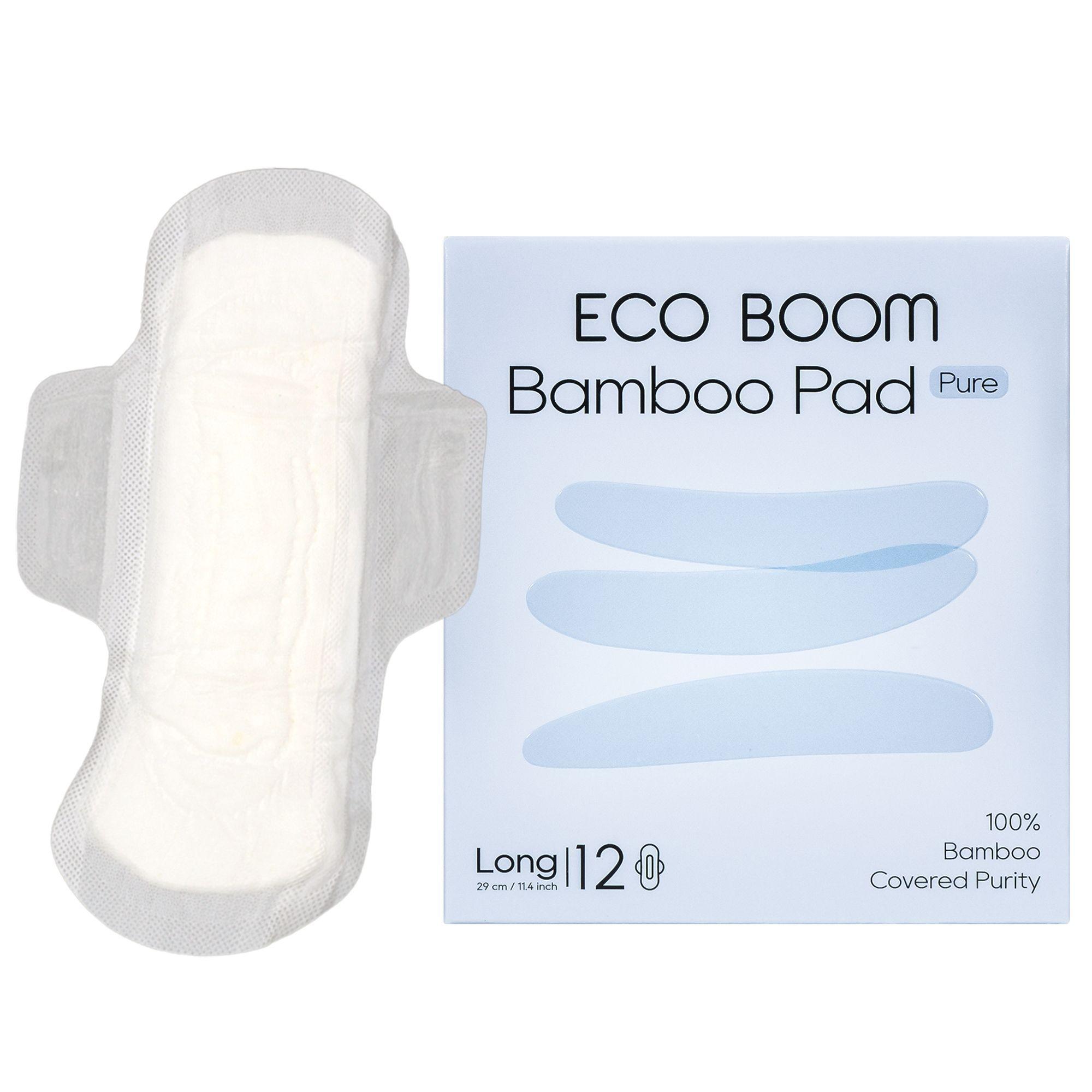 Toallas Higienicas Organicas Flujo Fuerte Eco Boom 12 Uds-0