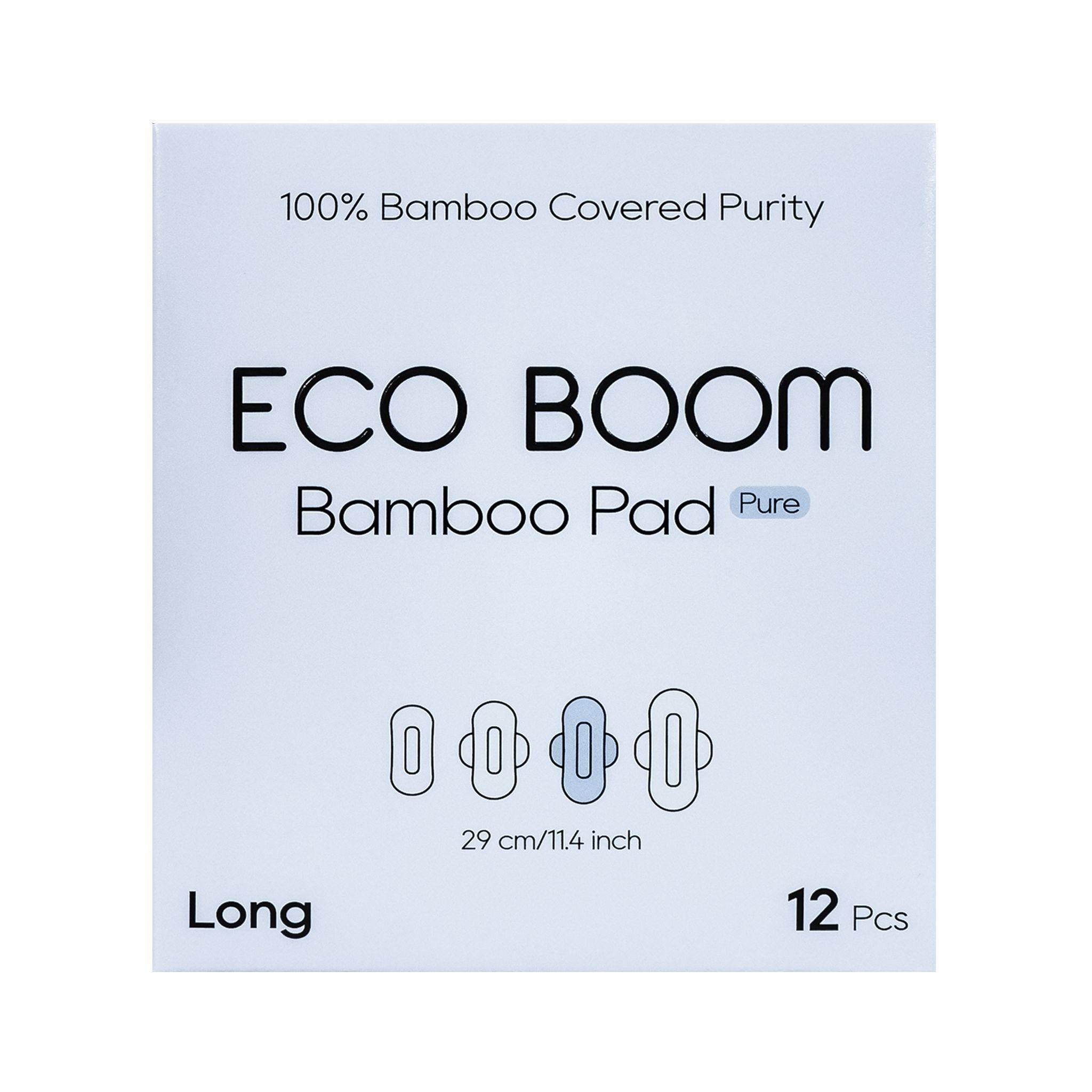 Toallas Higienicas Organicas Flujo Fuerte Eco Boom 12 Uds-1