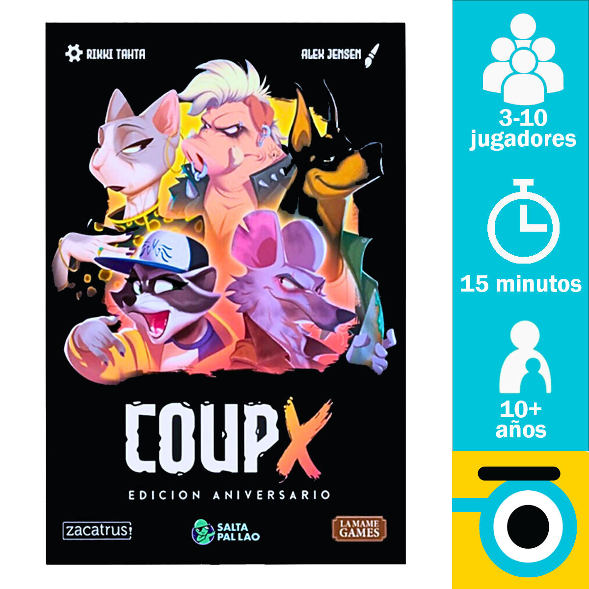 Coup X Edición Aniversario - Juego de mesa-0