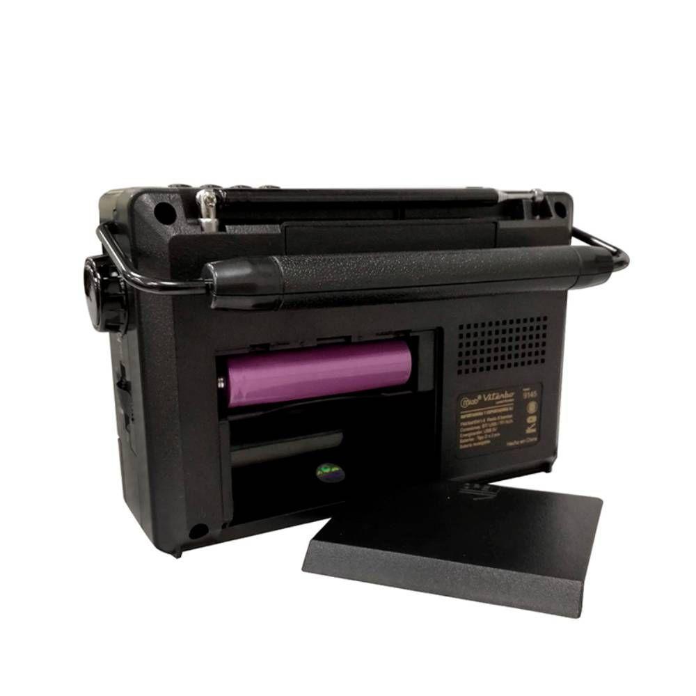 Radio Portátil Con Bluetooth Am Fm Usb Retro Viterbo Mlab-2