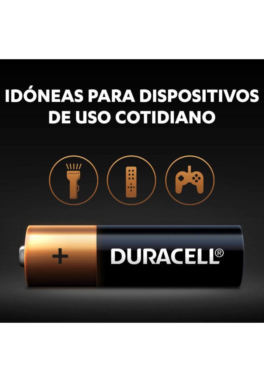 Pilas Alcalina Duracell Cb Aa X12 Unidades Fx-1