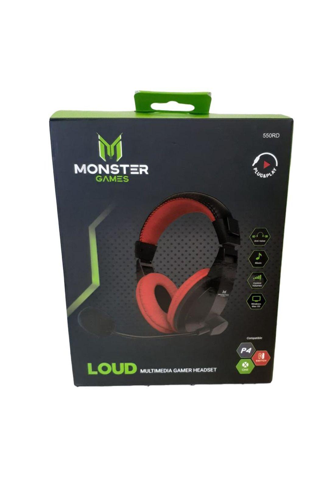 Audífono Monster Games 550 Ps4 xbox Switch Over-ear-3